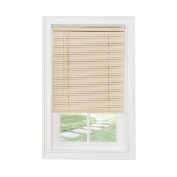 NIB Home Depot Alabaster 1" Cordless Vinyl Blind - 30"x64" - Picture 1 of 15